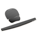 Fellowes Mouse Mat Wrist Support - Photo Gel Mouse Pad with Non Slip Rubber Base &amp; Antibacte