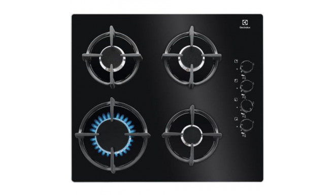 Electrolux EGG6407K Black Built-in 59 cm Gas 4 zone(s)