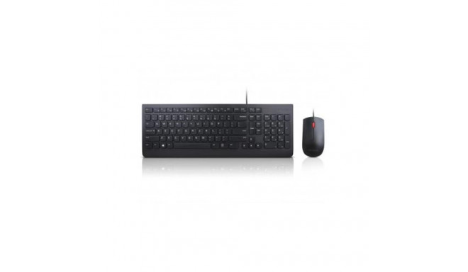 Lenovo 4X30L79925 keyboard Mouse included Universal USB QWERTY Lithuanian Black