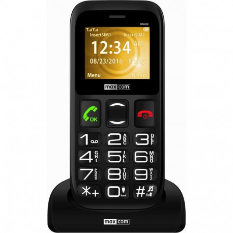 MaxCom MM426 SE mobile phone 4.5 cm (1.77") 72 g Black Feature phone