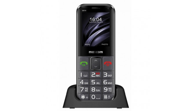 MaxCom mobiiltelefon MM730 5.59cm (2.2") eakatele mõeldud, must