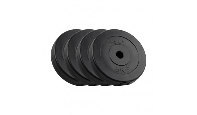 Bituminous Weight Set 4x5kg, bore 31mm, Classic Disc, REBEL ACTIVE