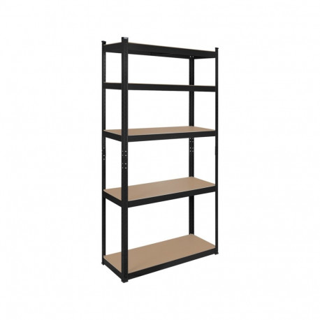 Metal storage rack 180x90x40 black Rebel