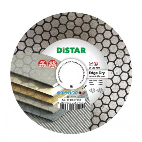 DISTAR EDGE kuivlõike teemantketas 125 x 1.6 x 25 x 22.23mm