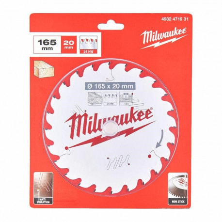 MILWAUKEE saeketas 165x20x1.6x40T