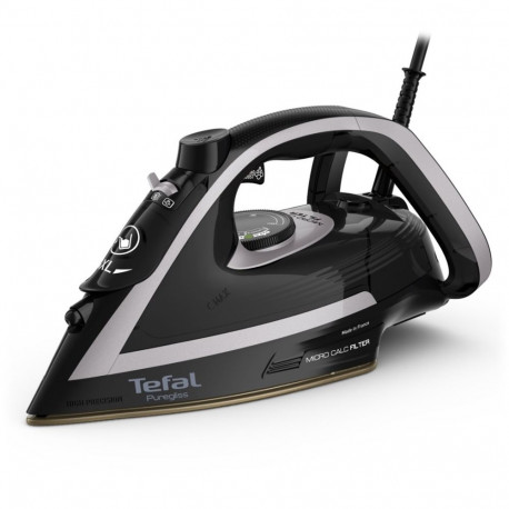 Tefal Puregliss FV8062E0 iron Dry & Steam iron Durilium AirGlide Autoclean soleplate 3000 W Black, G