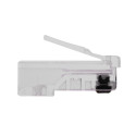 Cablexpert PLUG3UP6/100 juhtmeühendus 1 Läbipaistev