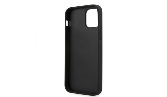 Guess GUHCP12LRSAVSBK iPhone 12 ProMax 6.7" must kõvakorpus Saffiano vintage kiri