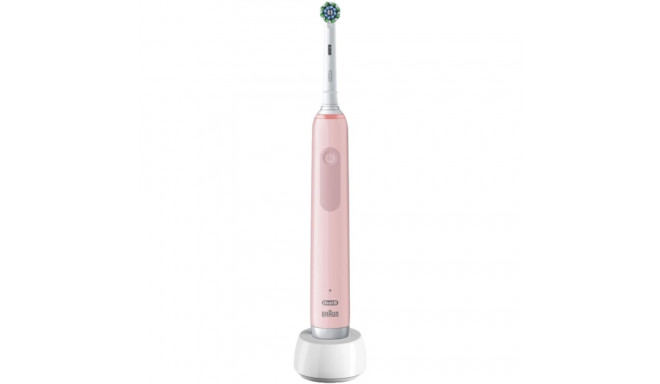Oral-B Electric Toothbrush | Pro3 Pink X-Clean | Rechargeable | For adults | Number of brush heads i