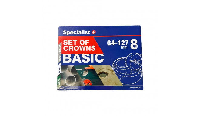 puuriterade komplekt SPECIALIST+, 64/76/89/102/127 mm, 8 tk
