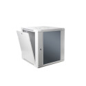 SOMI Networks | 27U, 19″ Network Wall Cabinet | 27U-60/45FPC | Gray | With Front Glass Doors; Unasse