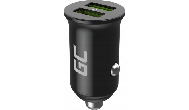 Green Cell PowerRide Nano36 laadija 2x USB-A 3 A (CADM-GC-36AA)