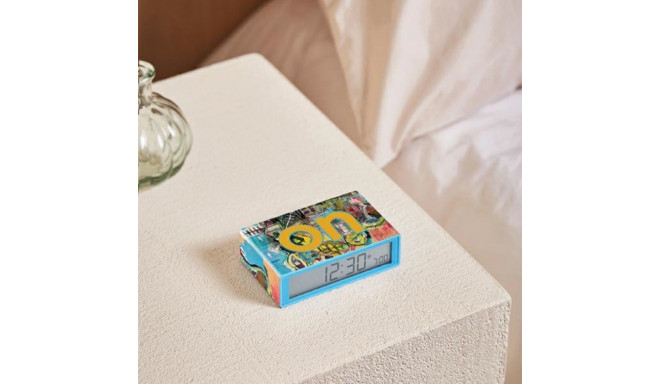 Lexon Flip+ X JMB Radio-controlled Alarm Clock multicolor LR150BSQ-D