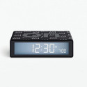 Lexon Flip+ X JMB Radio-controlled alarm clock black/crown black LR150BSQ-AN
