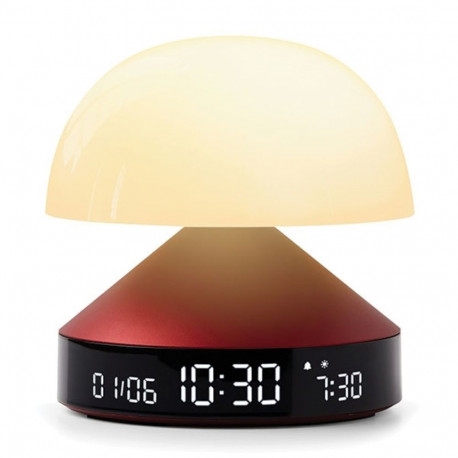 Lexon Mina Sunrise Alarm Clock with Lamp red LR153DR