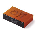 Lexon Flip Premium Double-sided Alarm Clock Orange/Orange LR152O1