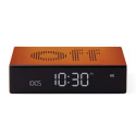 Lexon Flip Premium Double-sided Alarm Clock Orange/Orange LR152O1