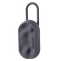 Lexon Mino T Waterproof Speaker with Stand and Carabiner Gray/Grey LA124G