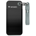Verbatim 2TB SSD Võtmehoidja koos USB 3.2 Gen.2 Kaabliga Must-Hall 32194