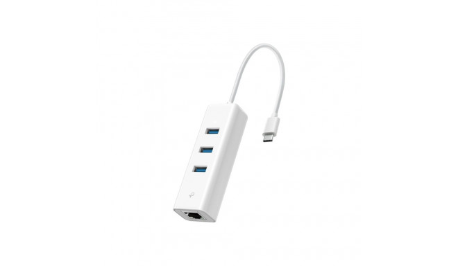 TP-LINK UE330C USB 3.0 jaotur ja gigabitine etherneti adapter