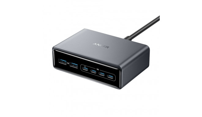 Anker GeNPrime 200W laadija GaN 4xUSB-C 2xUSB-A, must