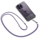 Spigen Universal Strap Set Crossbody & Wrist phone lanyard set purple/deep purple AFA08363