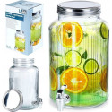 Vilde Glass Drinking Jar with Tap 6.2 l