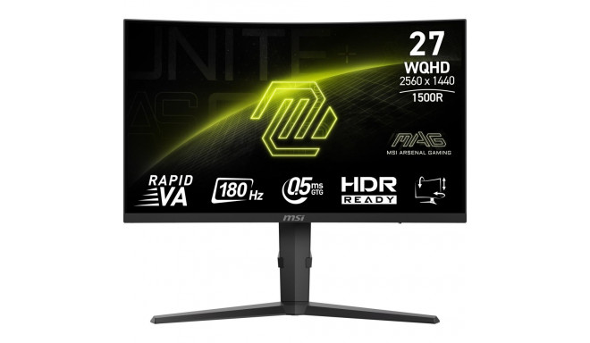 MSI MAG 275CQPF 180Hz QHD 27-tolline kiire VA 1ms