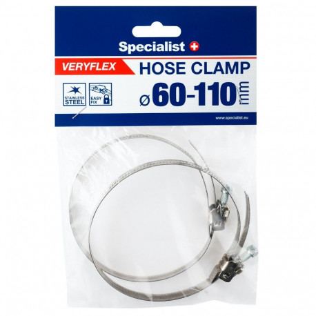 SPECIALIST+ clamp VERYFLEX, 60-110 mm, 2 pcs.