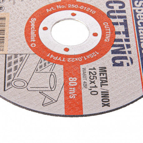 SPECIALIST+ metal cutting disc CUTTING, 125x1x22 mm