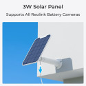 Reolink Aku Wi-Fi Turvakaamera Päikesepaneeliga Argus Seeria B320 Koorik 3 MP Fikseeritud objektiivi