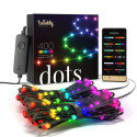 Twinkly Dots Smart LED 400 RGB, 20m, Black wire|Multicolor