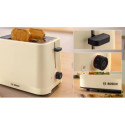 Bosch Compact Toaster | TAT3M127 MyMoment | Number of slots 2 | Housing material Plastic | Beige