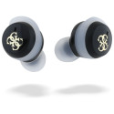 Guess Bluetooth kõrvaklapid GUTWSJ144ESK TWS + laadimisalus must/must Vikerkaar 4G Prinditud Logo