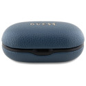 Guess Bluetooth kõrvaklapid GUTWSPGTSPSB TWS + dokkimisjaam sinised/sinised Grained Classic Logo