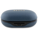 Guess Bluetooth kõrvaklapid GUTWSPGTSPSB TWS + dokkimisjaam sinised/sinised Grained Classic Logo