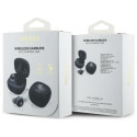Guess Bluetooth kõrvaklapid GUTWSJ144ESK TWS + laadimisalus must/must Vikerkaar 4G Prinditud Logo