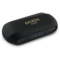 Guess Bluetooth headphones GUTWSC2MCDSK TWS + docking station black/black Elongated Metalic Printed 