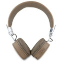 Guess Bluetooth ENC GUBH70PGTSPSW Pruun Kareda Pinnaga Klassikalise Ümmarguse Kujuga Kõrvaklapid