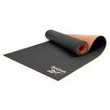 Yoga mat REEBOK RAYG-11060BKDD double sided black/desert dust