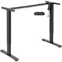 Mozos Must töölaud raamiga elektriline kõrguse reguleerimine EDF-PRO-BK