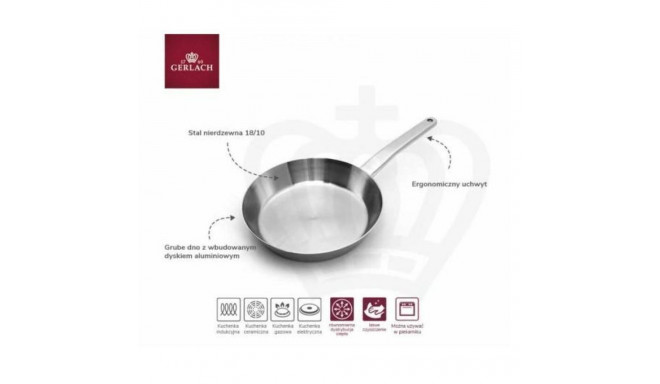 GERLACH.PRESTIGE FRYPAN 24cm STEEL