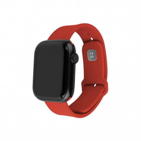Fixed Sporty rihmakomplekt Apple Watch Ultra 49mm jaoks 180-250 mm punane silikoon