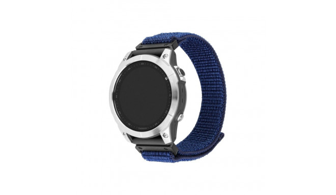 Fixed Sporty rihm Garmin QuickFit 22mm jaoks 160-210 mm tumesinine nailon