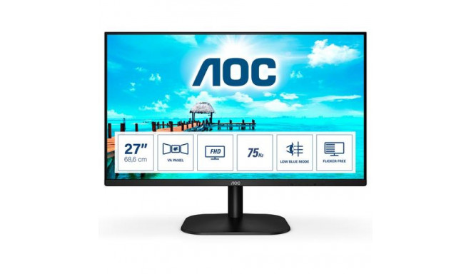 AOC 27B2DM computer monitor 68.6 cm (27&quot;) 1920 x 1080 pixels Full HD Black