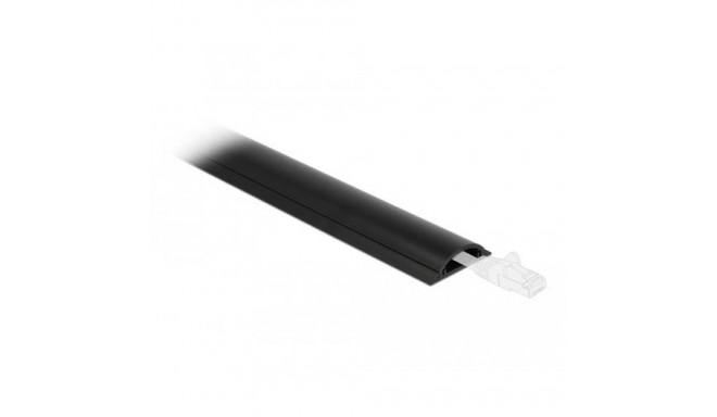 DeLOCK Cable Duct self-adhesive 50 x 12 mm - length 1 m black