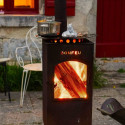 BonFeu BonCarré Garden Fireplace Black 3503