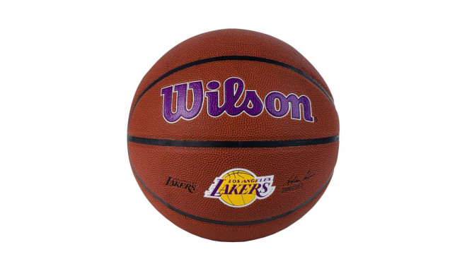 Basketball ball Wilson Team Alliance Los Angeles Lakers Ball WTB3100XBLAL (7)