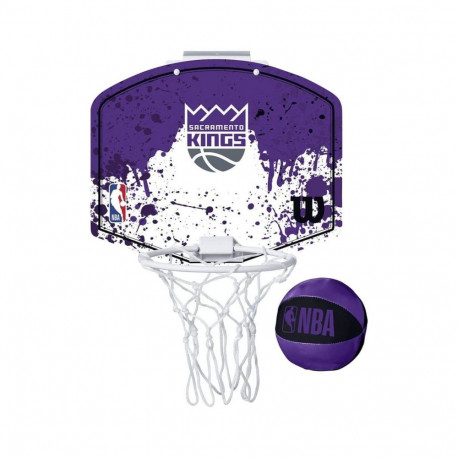 Wilson NBA Team Sacramento Kings Mini Hoop Basketball Backboard WTBA1302SAC (One size)