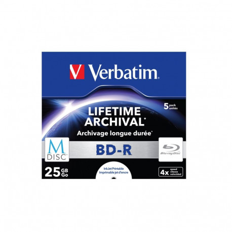 Verbatim M-Disc 4x BD-R 25GB 5tk